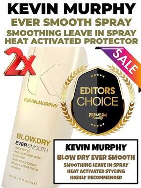 BNWT 2X KEVIN MURPHY Blow Dry Ever Smooth Smoothing Leave In Styling Spray